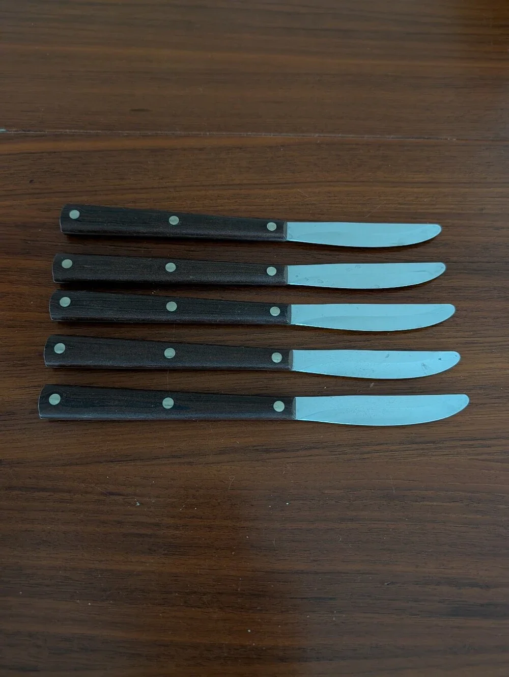 Vintage Cutco USA No. 47 Dinner Steak Knife Lot Of 5 Pre Owned